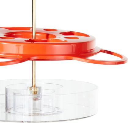 Show full view: Birds Choice Oriole-Fest Feeder with Weather guard, Orange, 12-oz slide 3 of 9