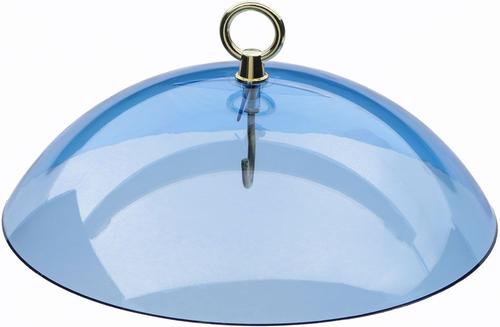 Show full view: Birds Choice Protective Dome Cover for Hanging Bird Feeders, Blue Dome, 10-in slide 2 of 7