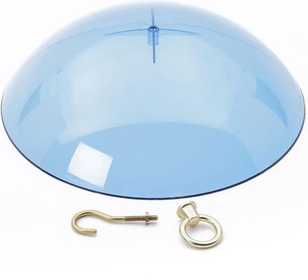 Show full view: Birds Choice Protective Dome Cover for Hanging Bird Feeders, Blue Dome, 10-in slide 3 of 7