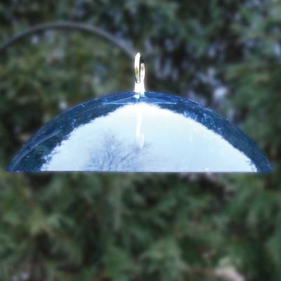 Show full view: Birds Choice Protective Dome Cover for Hanging Bird Feeders, Blue Dome, 10-in slide 6 of 7