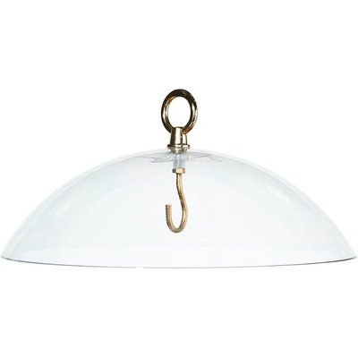 Birds Choice Birds Choice Protective Dome Cover for Hanging Bird Feeders, Clear, 10-in