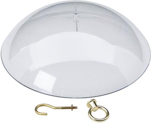 Show full view: Birds Choice Protective Dome Cover for Hanging Bird Feeders, Clear, 10-in slide 3 of 7