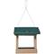 Show in main carousel: Birds Choice Recycled Plastic Hanging Hopper 2-Sided Bird Feeder, Taupe/Green, Small, 8.75-in slide 1 of 11