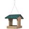 Show in main carousel: Birds Choice Recycled Plastic Hanging Hopper 2-Sided Bird Feeder, Taupe/Green, Small, 8.75-in slide 2 of 11