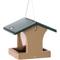 Show in main carousel: Birds Choice Recycled Plastic Hanging Hopper 2-Sided Bird Feeder, Taupe/Green, Small, 8.75-in slide 5 of 11