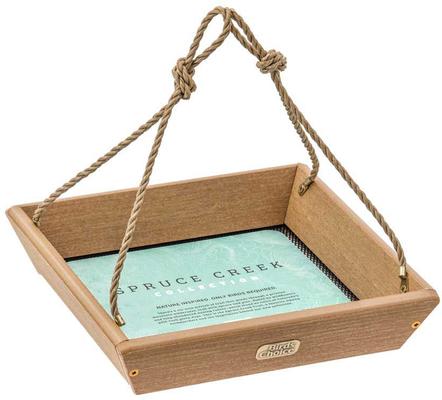 Show full view: Birds Choice Spruce Creek Collection Hanging Tray Bird Feeder, Medium slide 8 of 10
