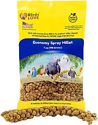 Birds LOVE Economy Millet Sun Dried Bird Food, 7-oz bag