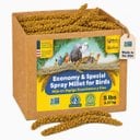 Birds LOVE Economy & Thin Special Spray Millet Bird Treats, 5-lb box