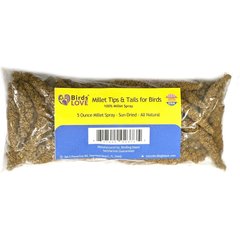 Birds LOVE Economy & Thin Special Tips & Tails Spray Millet Bird Treats, 5-oz bag