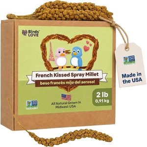 Birds LOVE French Kissed Millet Bird Food, 2-lb box