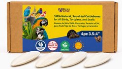 Birds LOVE Natural Cuttlebone Calcium Block Supplement for Birds, Tortoise & Snails, 3.5 to 4-in, 4 count
