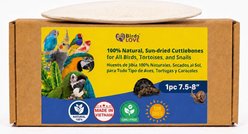 Birds LOVE Natural Cuttlebone Calcium Block Supplement for Birds, Tortoise & Snails, 7.5 to 8-in, 1 count