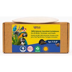 Birds LOVE Natural Cuttlebone Calcium Block Supplement for Birds, Tortoise & Snails, 7.5 to 8-in, 1 count