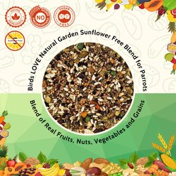 Birds LOVE Natural Garden Blend Sunflower-Free Conure Bird Food, 2-lb bag slide 2 of 6