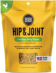 BIXBI Hip & Joint Chicken Jerky Dog Treats, 5-oz bag