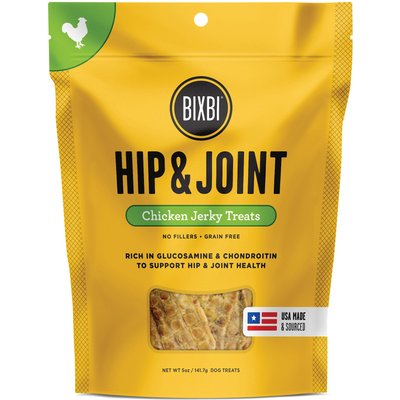 BIXBI BIXBI Hip & Joint Chicken Jerky Dog Treats, 5-oz bag