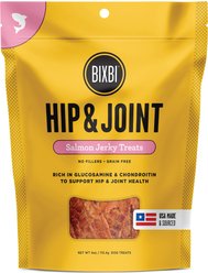 BIXBI Hip & Joint Salmon Jerky Grain-Free Dog Treats, 4-oz bag