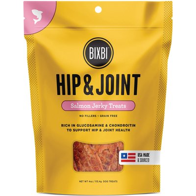 BIXBI BIXBI Hip & Joint Salmon Jerky Grain-Free Dog Treats, 4-oz bag