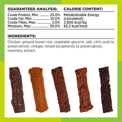 Show full view: BIXBI Jerky Treats Chicken Recipe Dog Treats, 10-oz bag slide 6 of 7