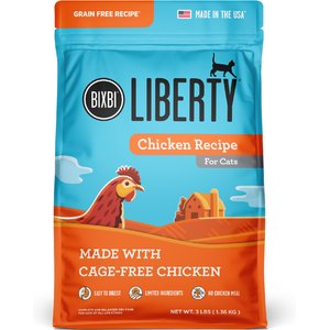 BIXBI Liberty Chicken Recipe Grain-Free Dry Cat Food, 3-lb bag