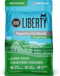 BIXBI Liberty Digestive Health Chicken Recipe Grain-Free Dry Cat Food, 3-lb bag