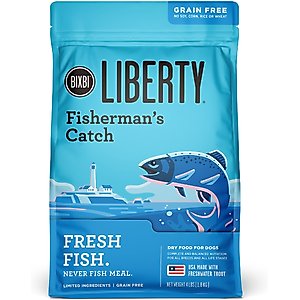 BIXBI Liberty Fisherman's Catch Grain-Free Dry Dog Food, 4-lb bag
