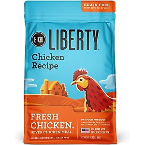 BIXBI Liberty Fresh Grain-Free Chicken Recipe Dry Dog Food, 4-lb bag