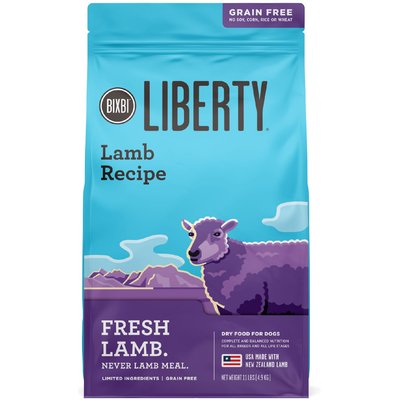 BIXBI BIXBI Liberty Fresh Grain-Free Lamb Recipe Dry Dog Food, 11-lb bag