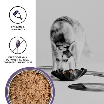 Show full view: BIXBI Liberty Limited Ingredient Lamb Recipe Canned Dog Food, 12.5-oz can, case of 12 slide 3 of 8