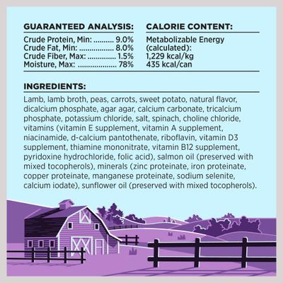Show full view: BIXBI Liberty Limited Ingredient Lamb Recipe Canned Dog Food, 12.5-oz can, case of 12 slide 6 of 8