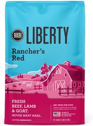 BIXBI Liberty Rancher's Red Fresh Beef, Lamb & Goat Dry Dog Food, 22-lb bag