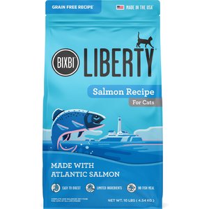 BIXBI Liberty Salmon Recipe Grain-Free Dry Cat Food, 10-lb bag