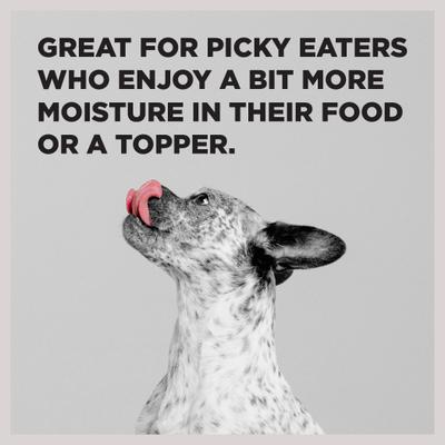 Show full view: BIXBI Liberty Surf 'n Turf Ocean Whitefish, Beef Broth, Beef & Beef Liver Wet Dog Food, 12.5-oz can, case of 12 slide 5 of 7