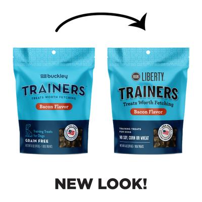 Show full view: BIXBI Liberty Trainers Bacon Flavor Grain-Free Dog Treats, 6-oz bag slide 4 of 9