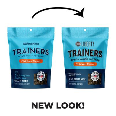 Show full view: BIXBI Liberty Trainers Chicken Flavor Grain-Free Dog Treats, 6-oz bag slide 4 of 9