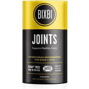 BIXBI Organic Pet Superfood Joints Daily Dog & Cat Supplement, 2.12-oz jar