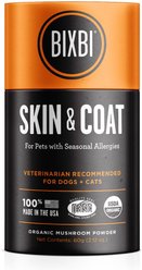 BIXBI Organic Pet Superfood Skin & Coat Daily Dog & Cat Supplement, 2.12-oz jar