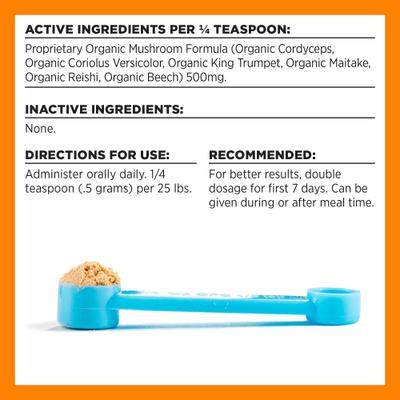 Show full view: BIXBI Organic Pet Superfood Skin & Coat Daily Dog & Cat Supplement, 2.12-oz jar slide 6 of 9