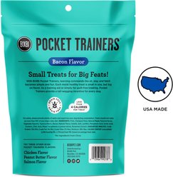 BIXBI Pocket Trainers Bacon Flavor Grain-Free Dog Treats, 6-oz bag slide 2 of 7