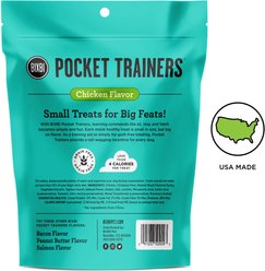 BIXBI Pocket Trainers Chicken Flavor Grain-Free Dog Treats, 6-oz bag slide 2 of 7