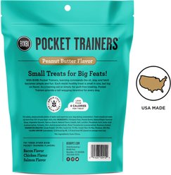 BIXBI Pocket Trainers Peanut Butter Flavor Grain-Free Dog Treats, 6-oz bag slide 2 of 7