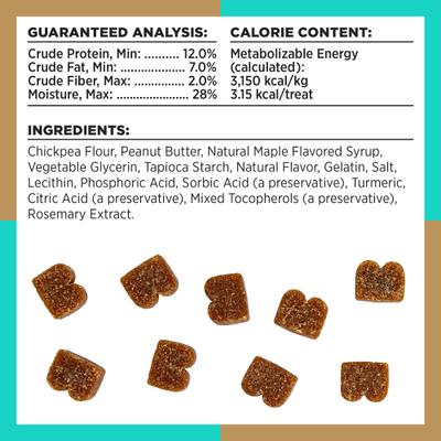 Show full view: BIXBI Pocket Trainers Peanut Butter Flavor Grain-Free Dog Treats, 6-oz bag slide 7 of 9