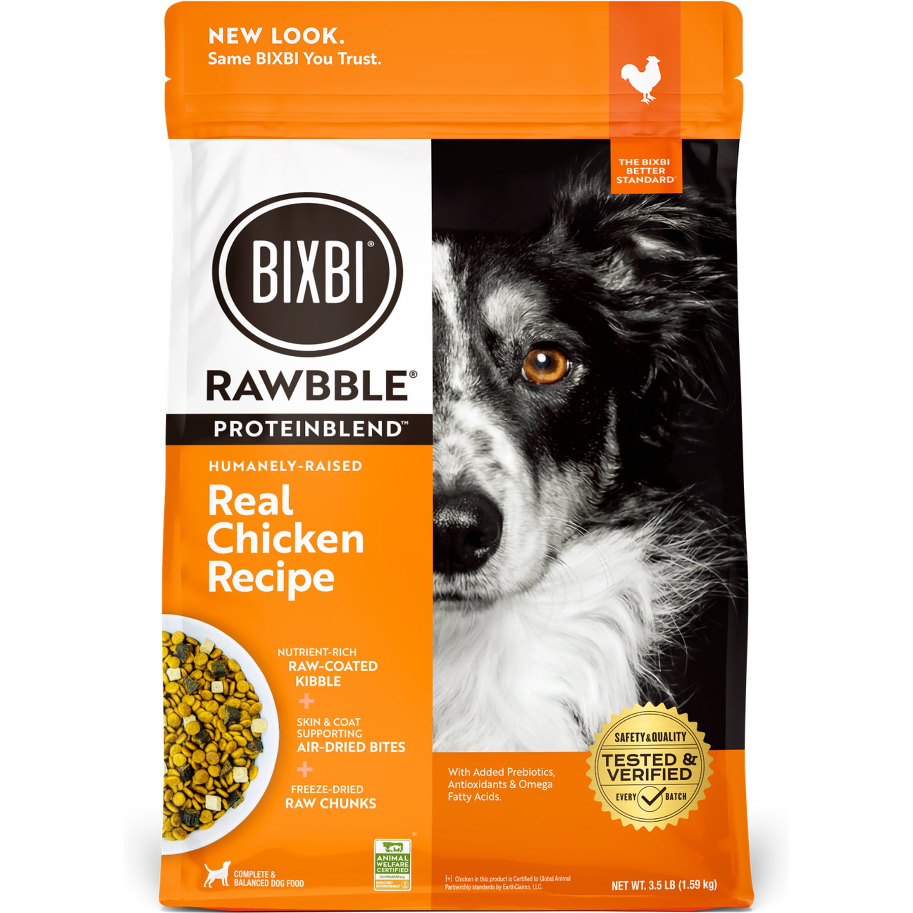 BIXBI Protein Blend Grain-Free Chicken Dry Dog Food, 3.5-lb bag