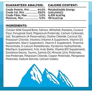 BIXBI RAWBBLE Chicken & Salmon Recipe Grain-Free Freeze-Dried Cat Food, 10-oz bag