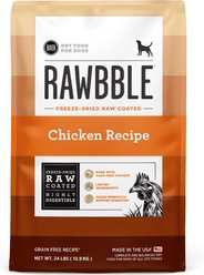 BIXBI RAWBBLE Fresh Chicken Recipe Limited Ingredient Grain-Free Dry Dog Food, 24-lb bag