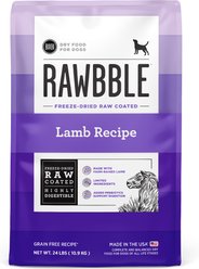BIXBI RAWBBLE Fresh Lamb Recipe Limited Ingredient Grain-Free Dry Dog Food, 24-lb bag