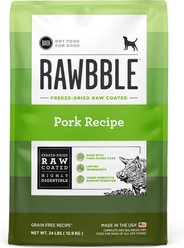 BIXBI RAWBBLE Fresh Pork Recipe Limited Ingredient Grain-Free Dry Dog Food, 24-lb bag