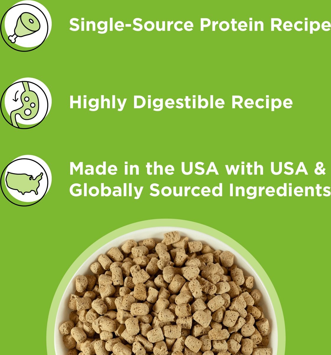 BIXBI Rawbble Freeze Dried Dog Food, Duck Recipe, 4.5 Oz