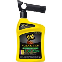 Black Flag Flea & Tick Killer Concentrate Yard Treatment, 32-fl oz bottle