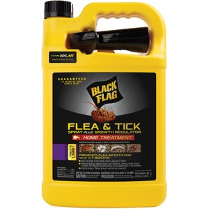 Black Flag Flea & Tick Spray Growth Regulator Home Treatment, 128-fl oz bottle